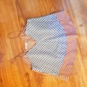 Spaghetti strap loose fit tank top. Size M